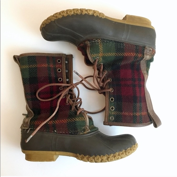 ll bean plaid boots